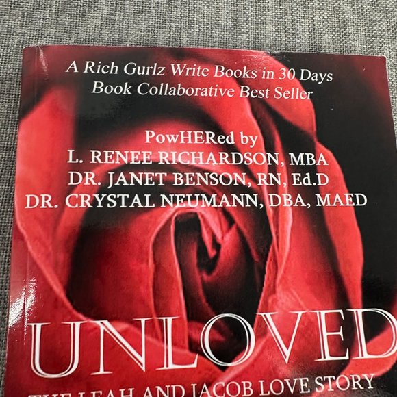 Unloved: The Leah & Jacob Love Story Paperback Book Dedicated to the Life of Dr. - Picture 2 of 14